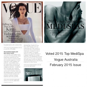 Vogue Australia Feb 2015 Top MediSpa List